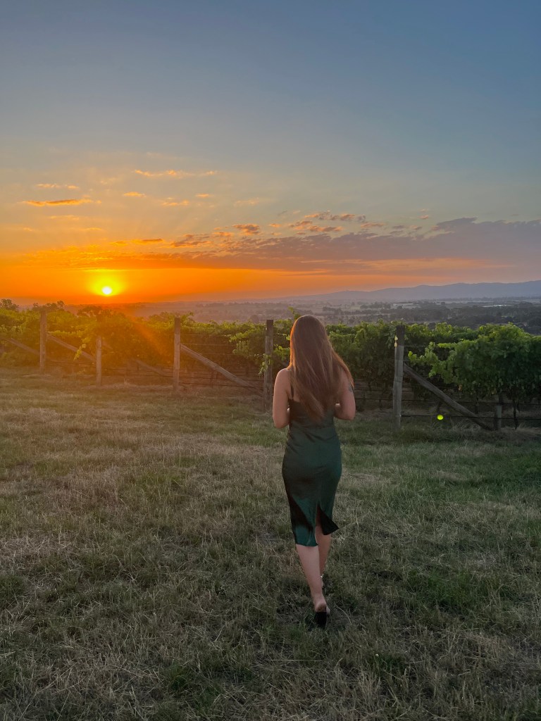 Sunset in Yarra Valley